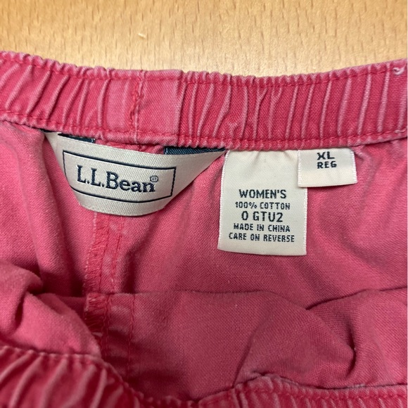 LL Bean sun washed canvas skirt, size XL, washed red. - Picture 3 of 5